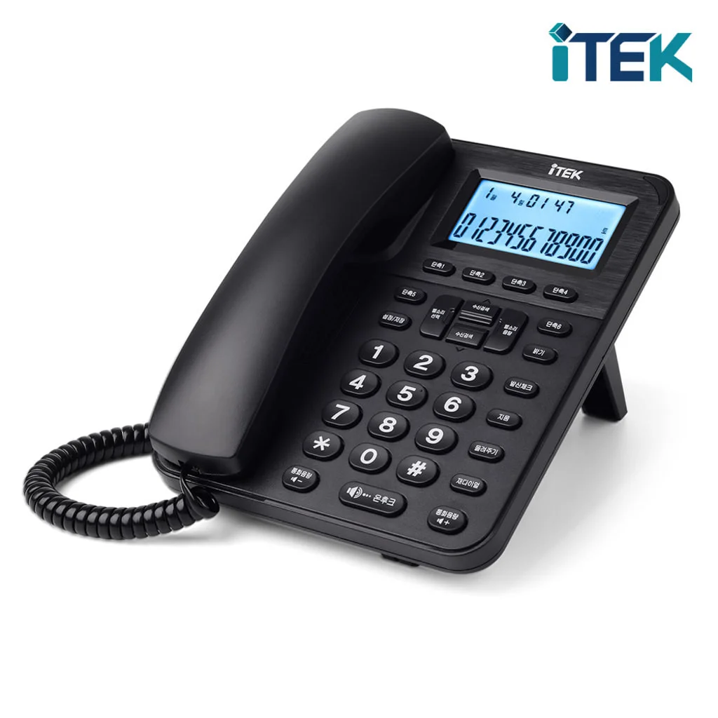 아이텍전화기/아이텍/IK-670(10)(블랙)
